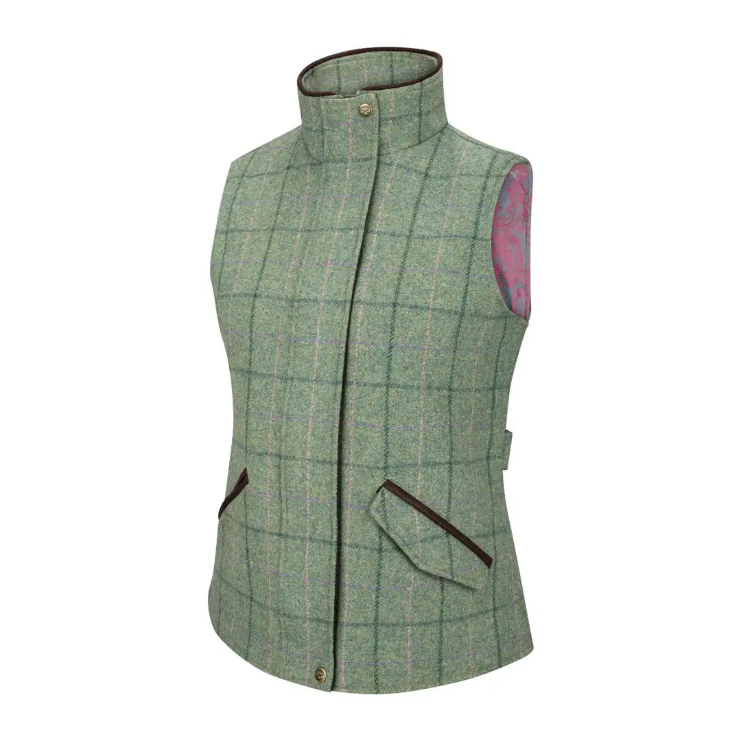Hoggs of Fife Roslin Ladies Technical Tweed Waistcoat – New Forest
