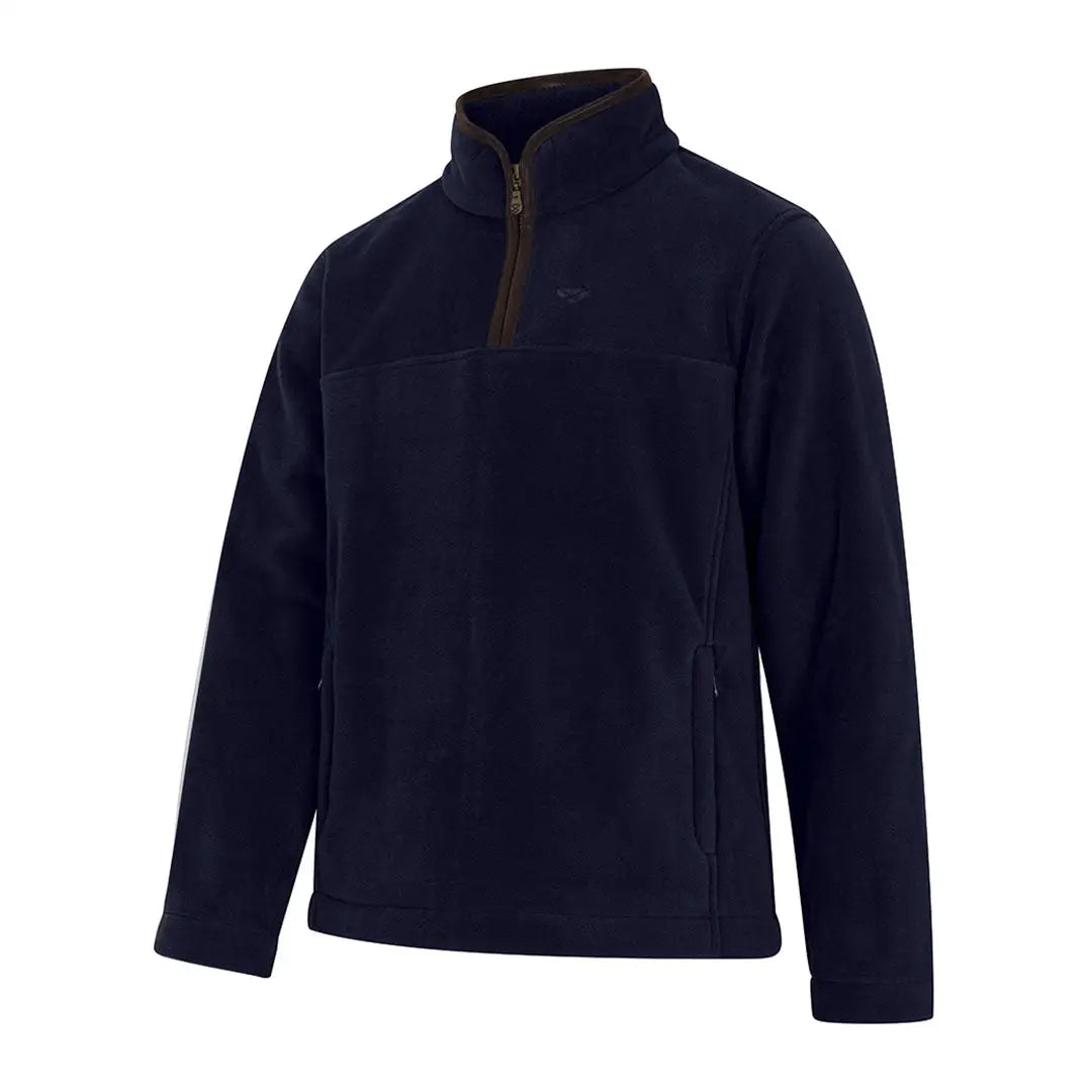Hoggs of Fife Stenton 1/4 Zip Fleece - Midnight Blue / S - Fleece