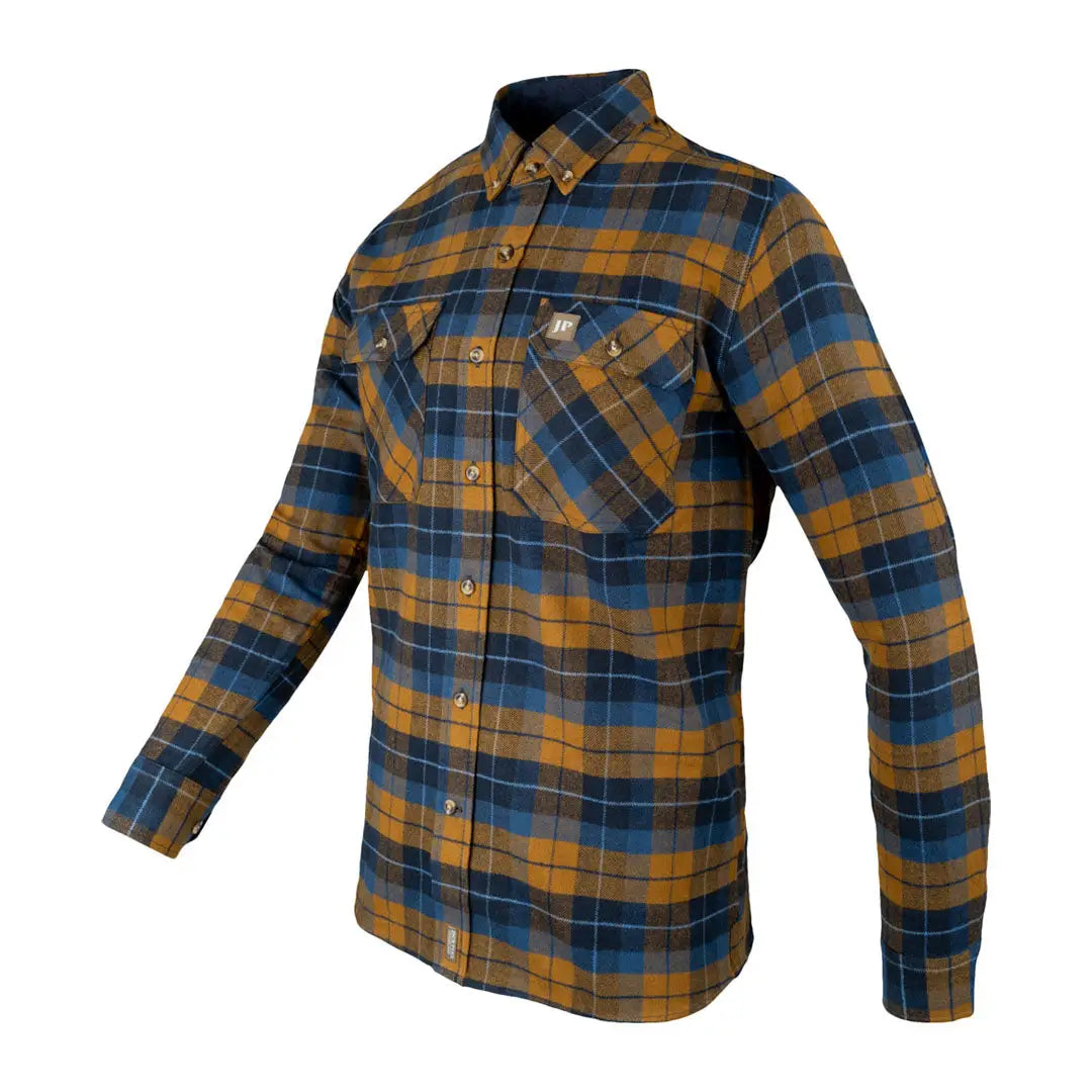 Plaid button-down shirt from Jack Pyke Bleasdale Heavy collection for stylish comfort