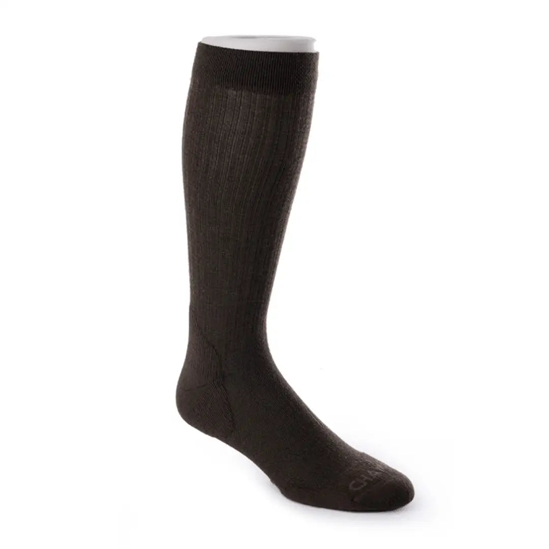 Brown knee-high sock from Le Chameau Country Cross Socks for outdoor and hunting wear