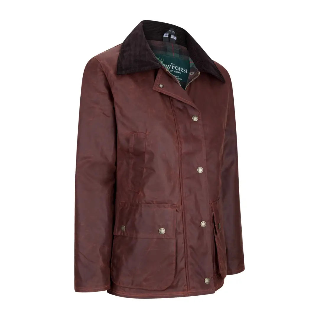 New Forest Ladies Antique Wax Jacket – New Forest Clothing