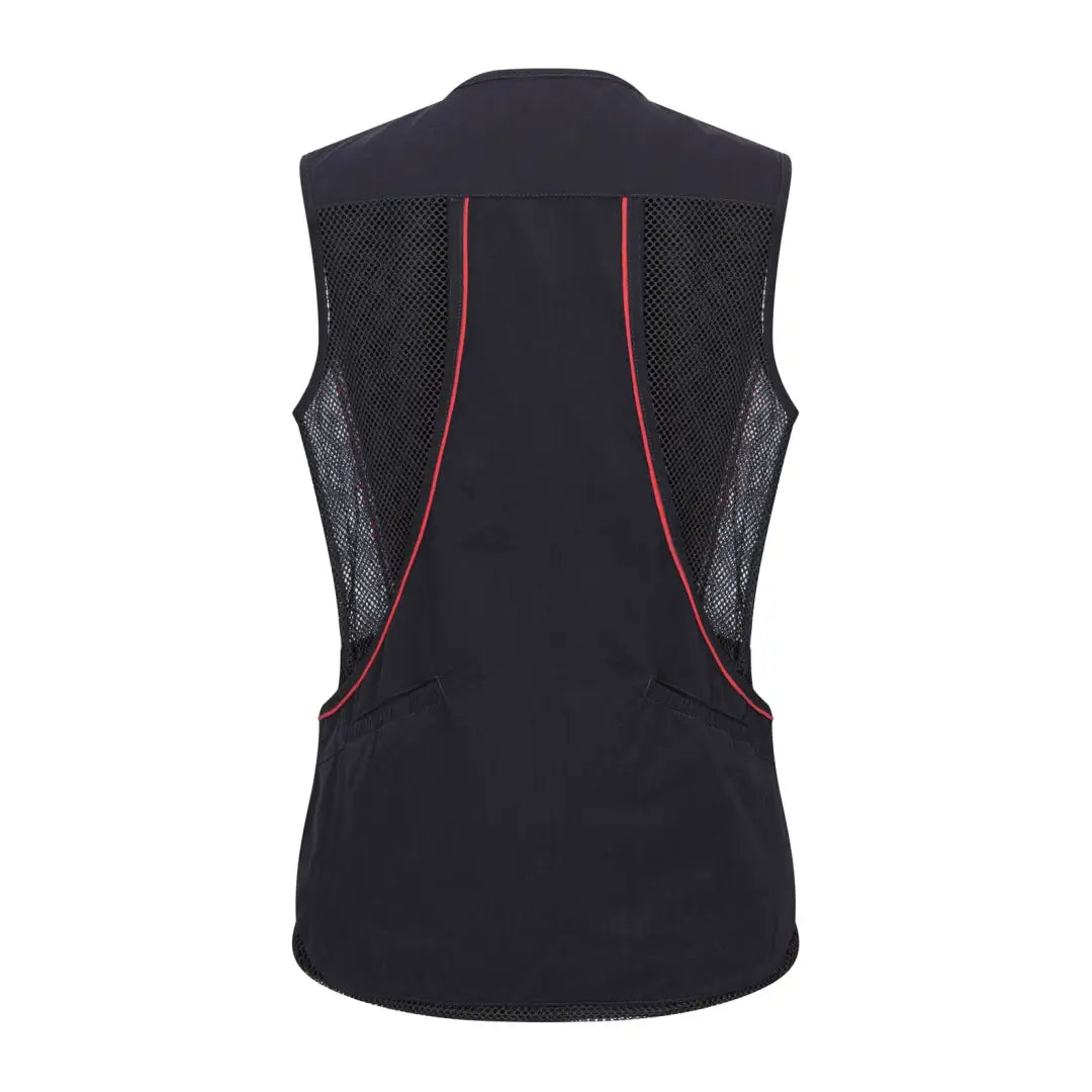 Black mesh-paneled dog training vest from New Forest Ladies Dog Training Vest perfect for training