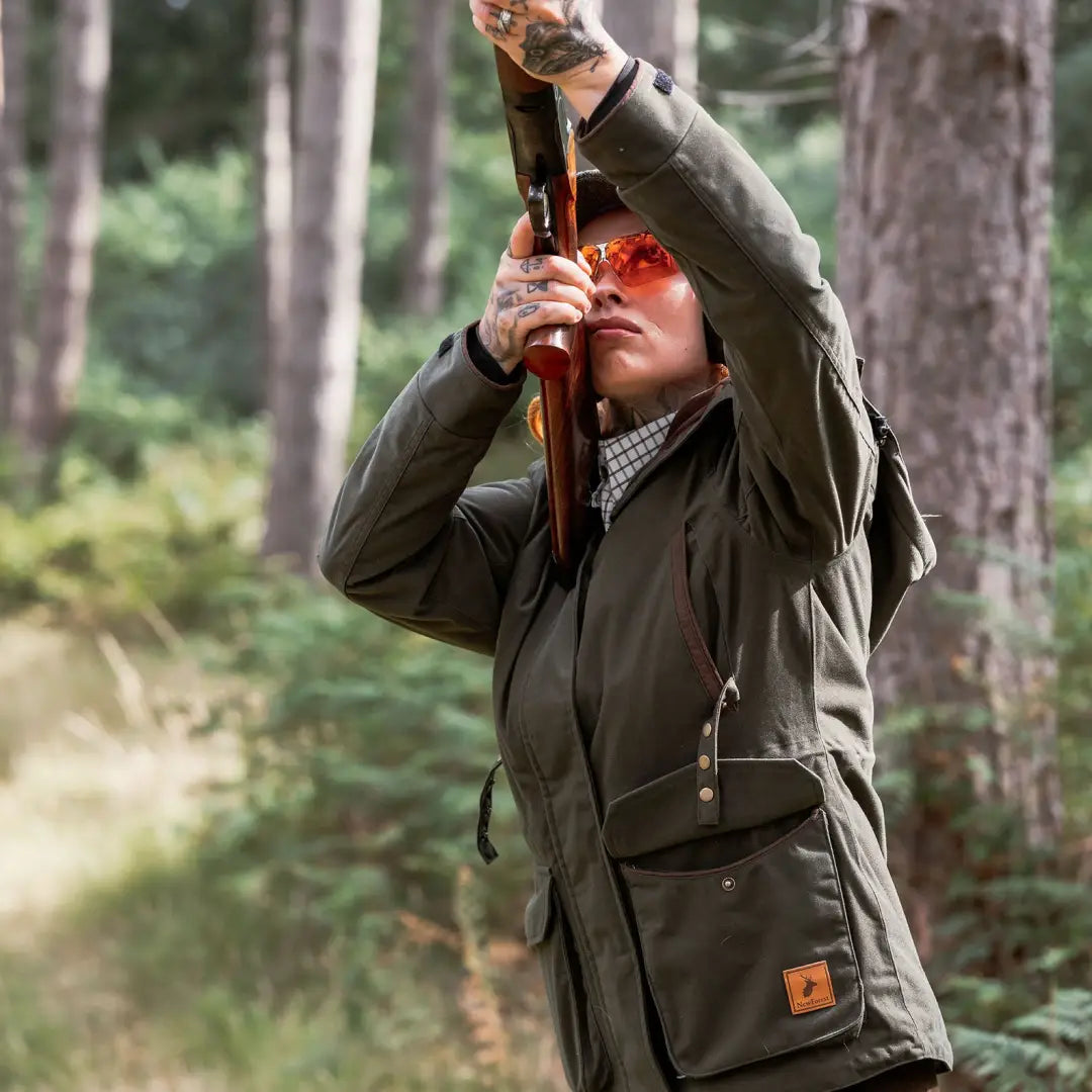 Olive green Forest Ladies Marsh Jacket perfect for ladies marsh adventures