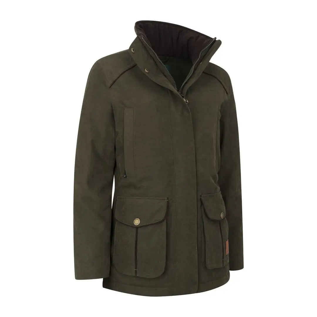 Olive green outdoor jacket, New Forest Ladies Robyn Jacket, forest ladies robyn style