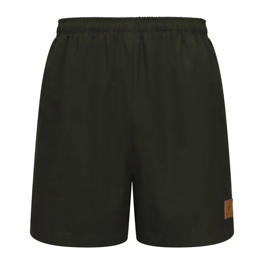 Dark green rugby shorts from New Forest Rugby Shorts, great for country clothing or hunting