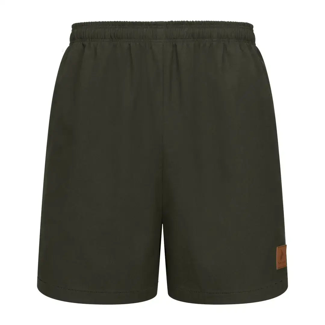 Olive green rugby shorts perfect for country clothing and hunting by New Forest Rugby Shorts