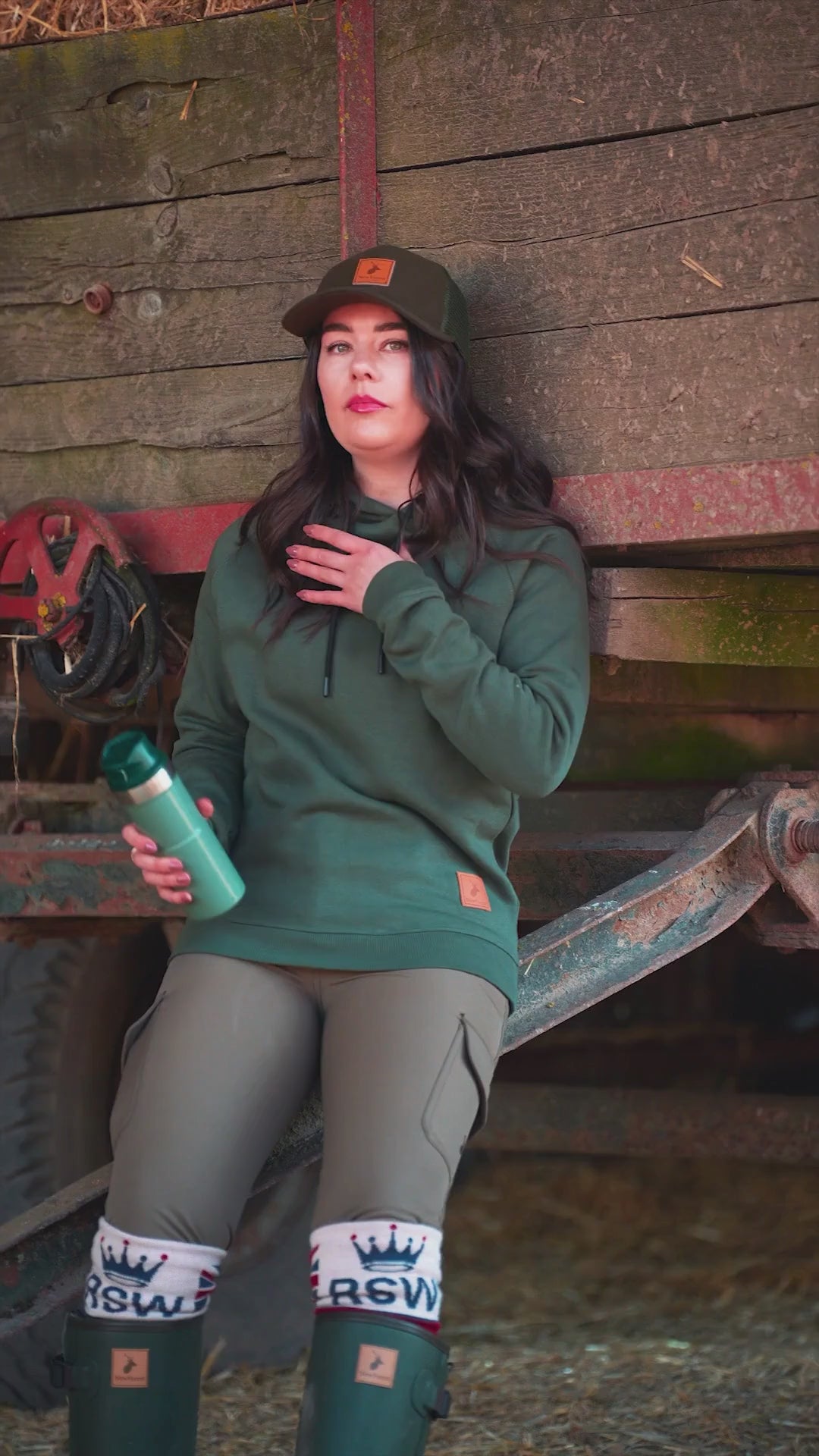 Load video: New Forest Ladies Harrier Hoodie