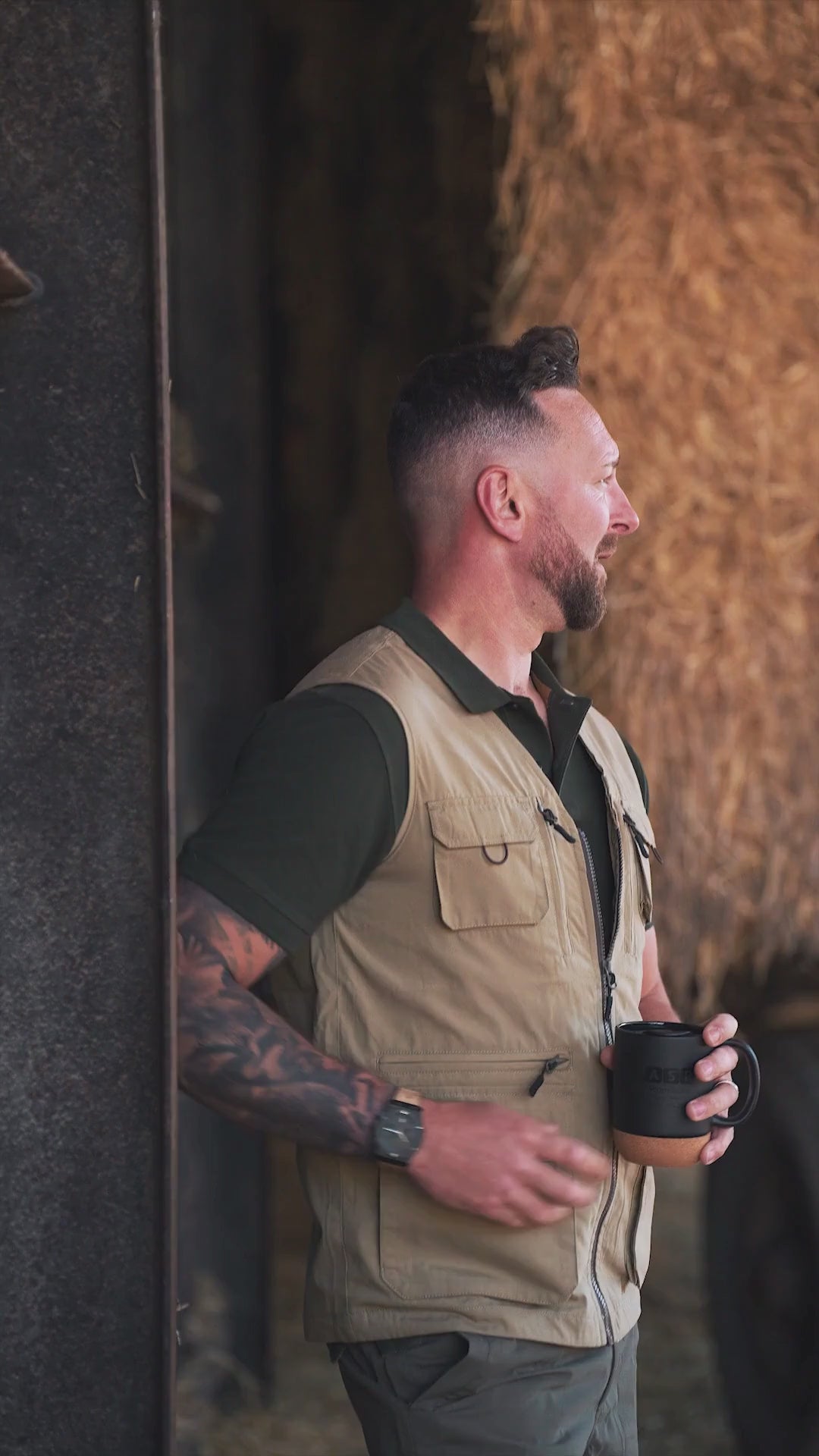 Load video: New Forest V-Neck Explorer Gilet