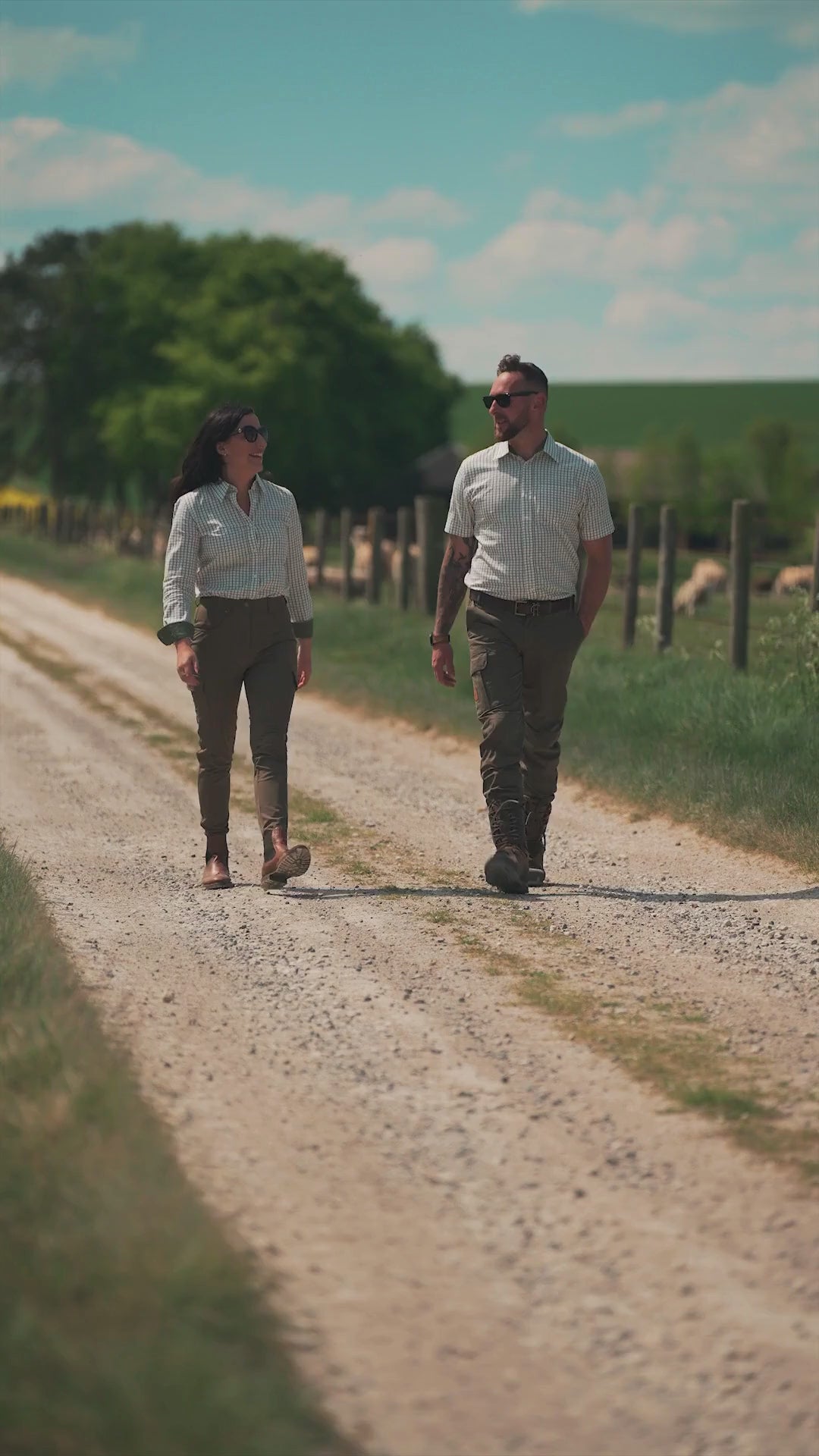 Load video: New Forest Premium 100% Cotton Short Sleeve Shirt