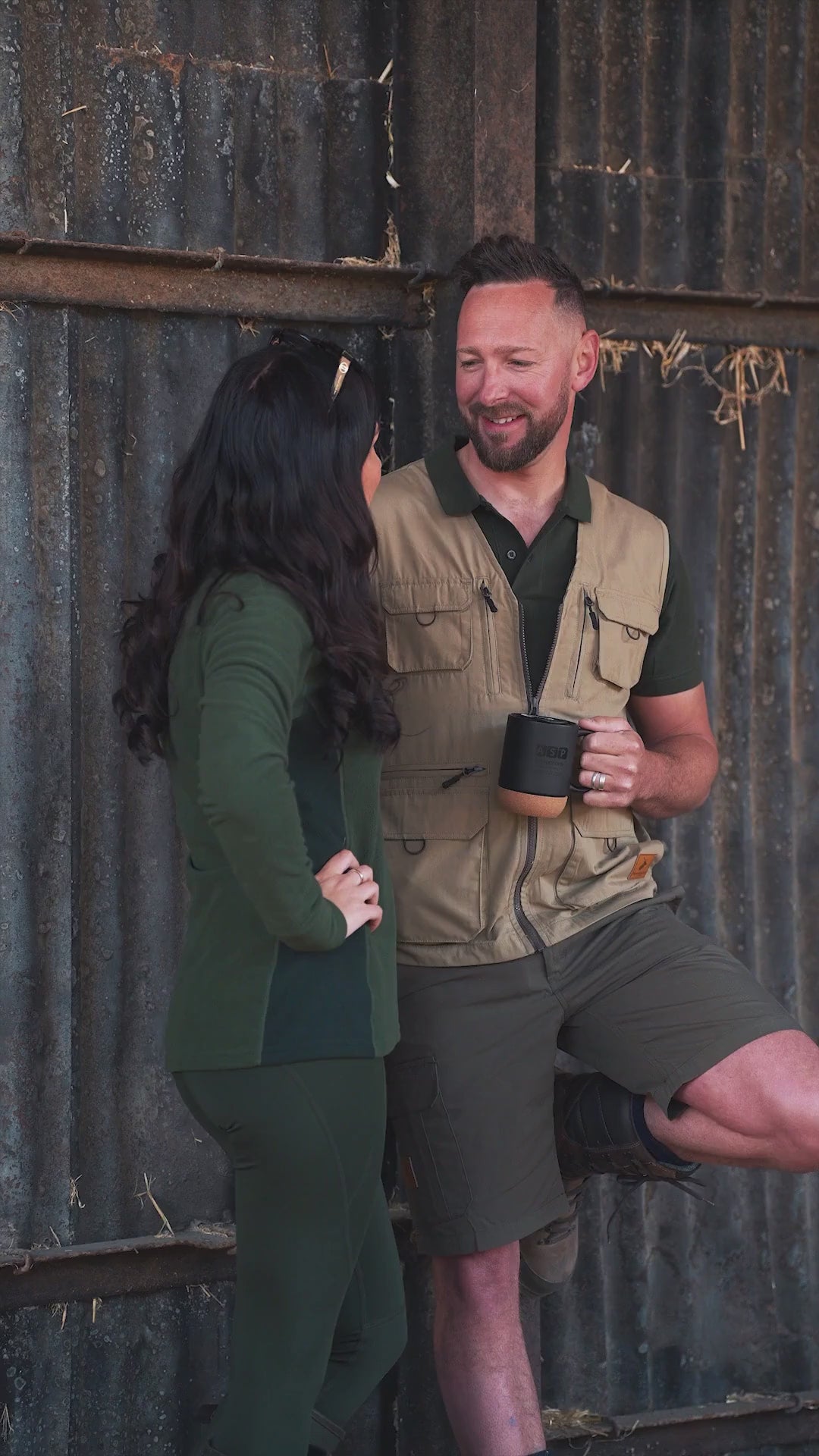 Load video: New Forest V-Neck Explorer Gilet