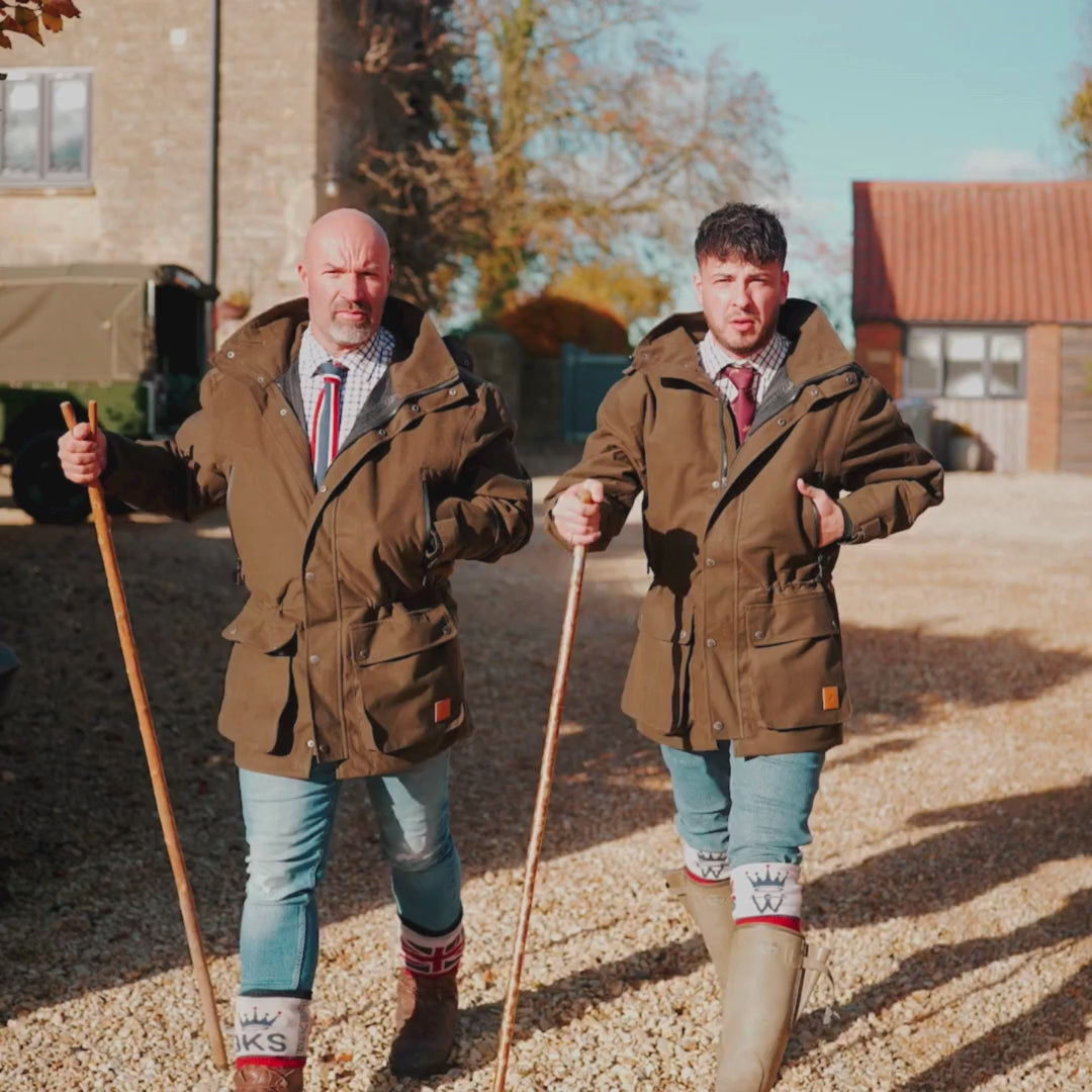 Load video: New Forest Country Sport Jacket#colour_olive