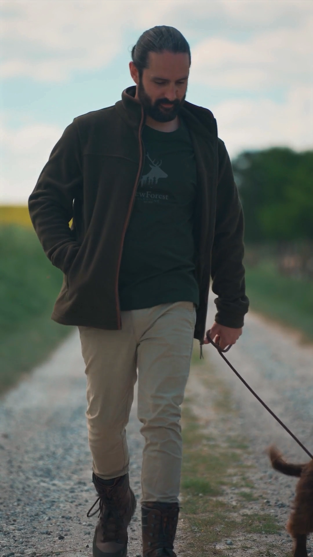 Load video: New Forest Knightwood Full Zip Fleece