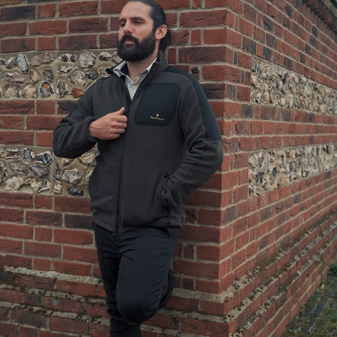 Load video: New Forest Fallow Full Zip Fleece