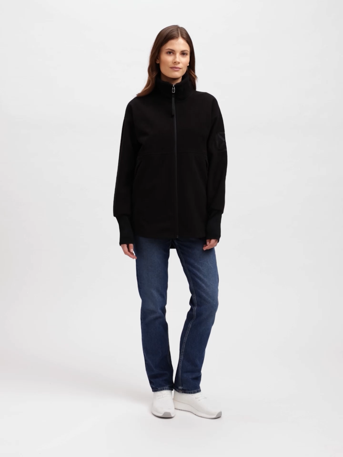 Load video: Didriksons Ronja Womens Full Zip Fleece