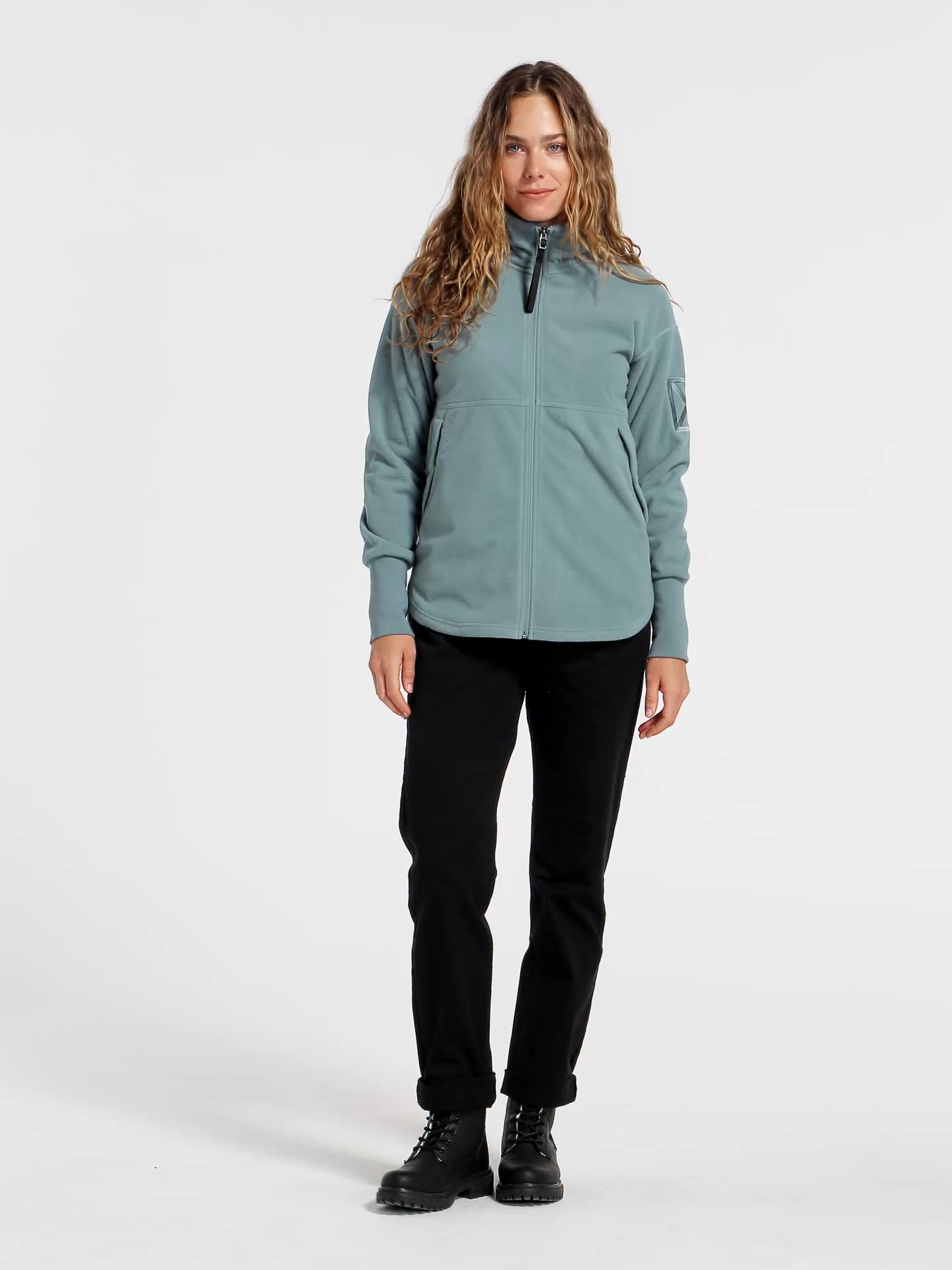 Load video: Didriksons Ronja Womens Full Zip Fleece