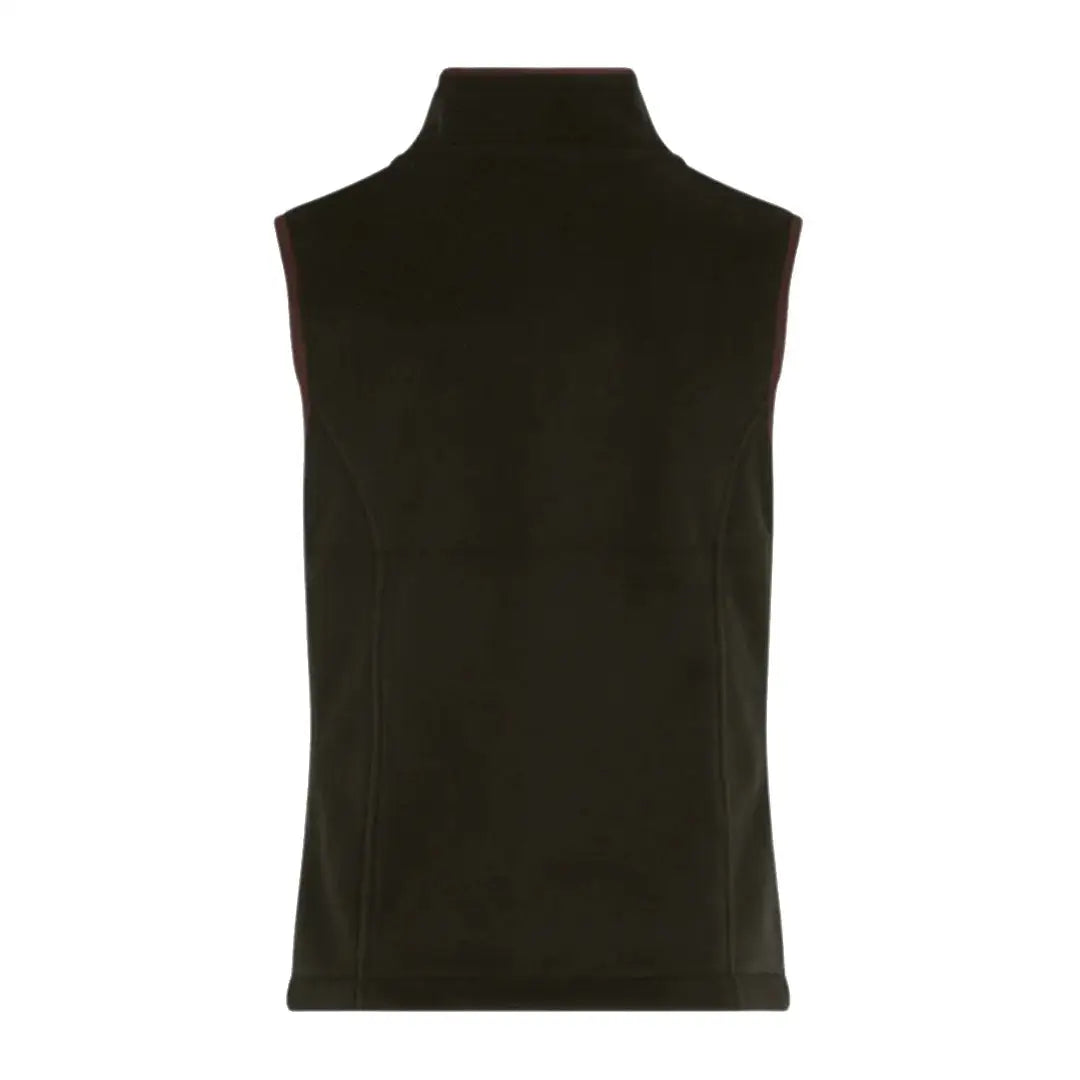 Sleeveless black fleece vest from Ridgeline Kids Kodiak Cub Gilet collection
