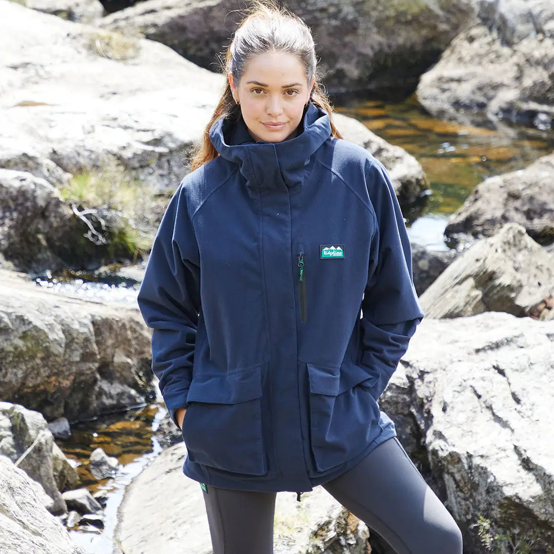 Navy blue Ridgeline Ladies Rhea Jacket hoodie for women outdoor style