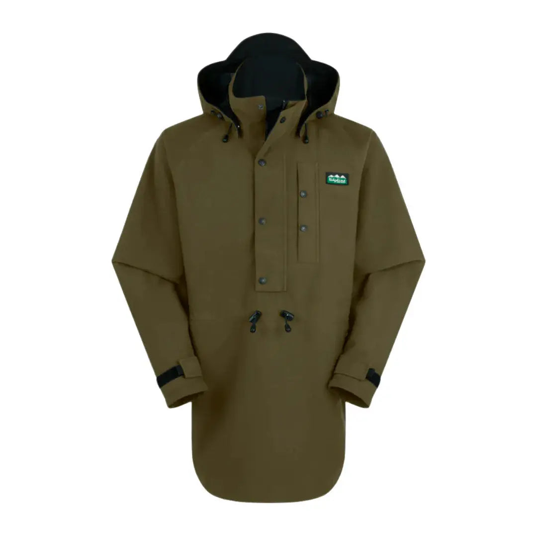 Olive green hooded anorak from Ridgeline Monsoon Classic Smock collection