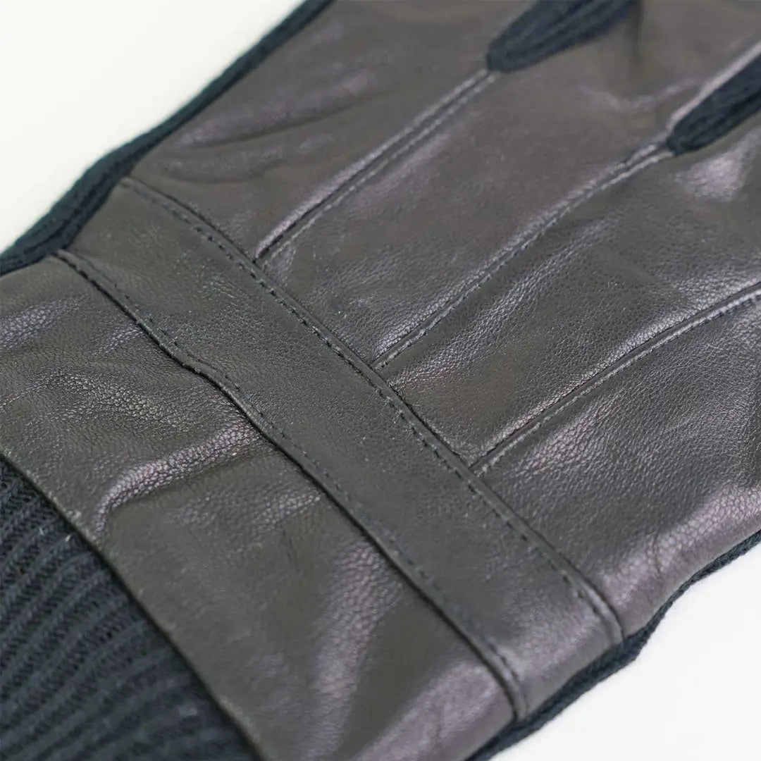 Black Sophos District Glove with textured leather palm