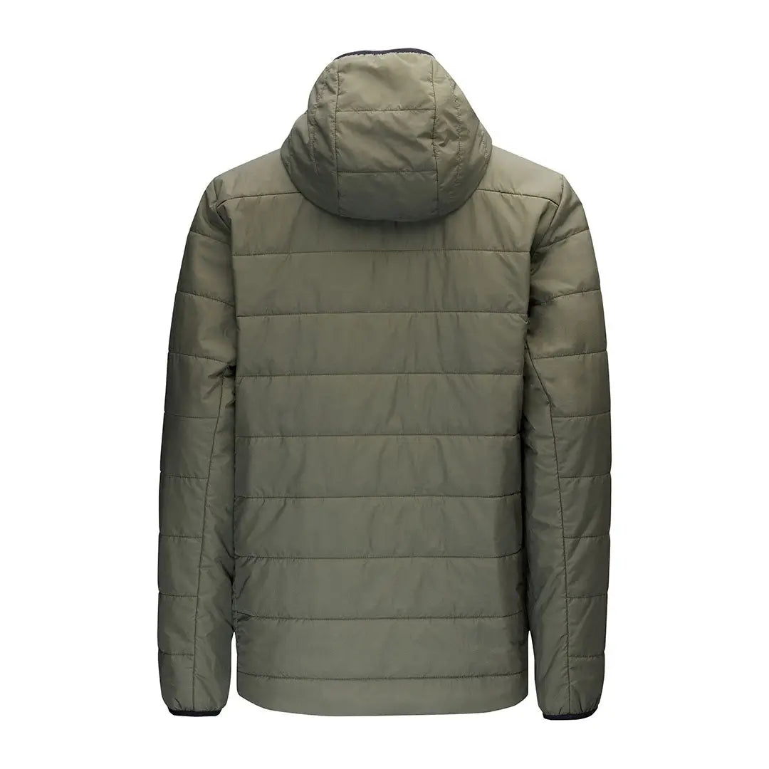 Olive green Swazi Chamois Lightweight Insulation Jacket with horizontal quilting