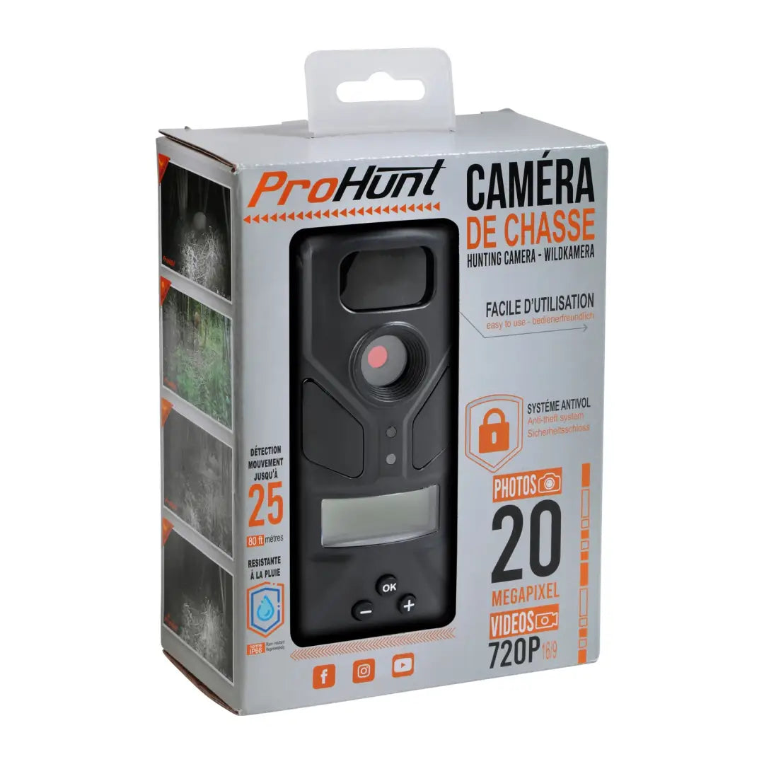 Trail camera packaging for Verney Carron 20 Megapixels Hunting Camera with 720p video