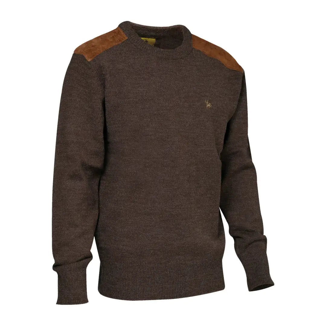 ROUND NECK PULLOVER (BROWN) エンノイ　ennoy Verney Carron Fox Round Neck Pullover