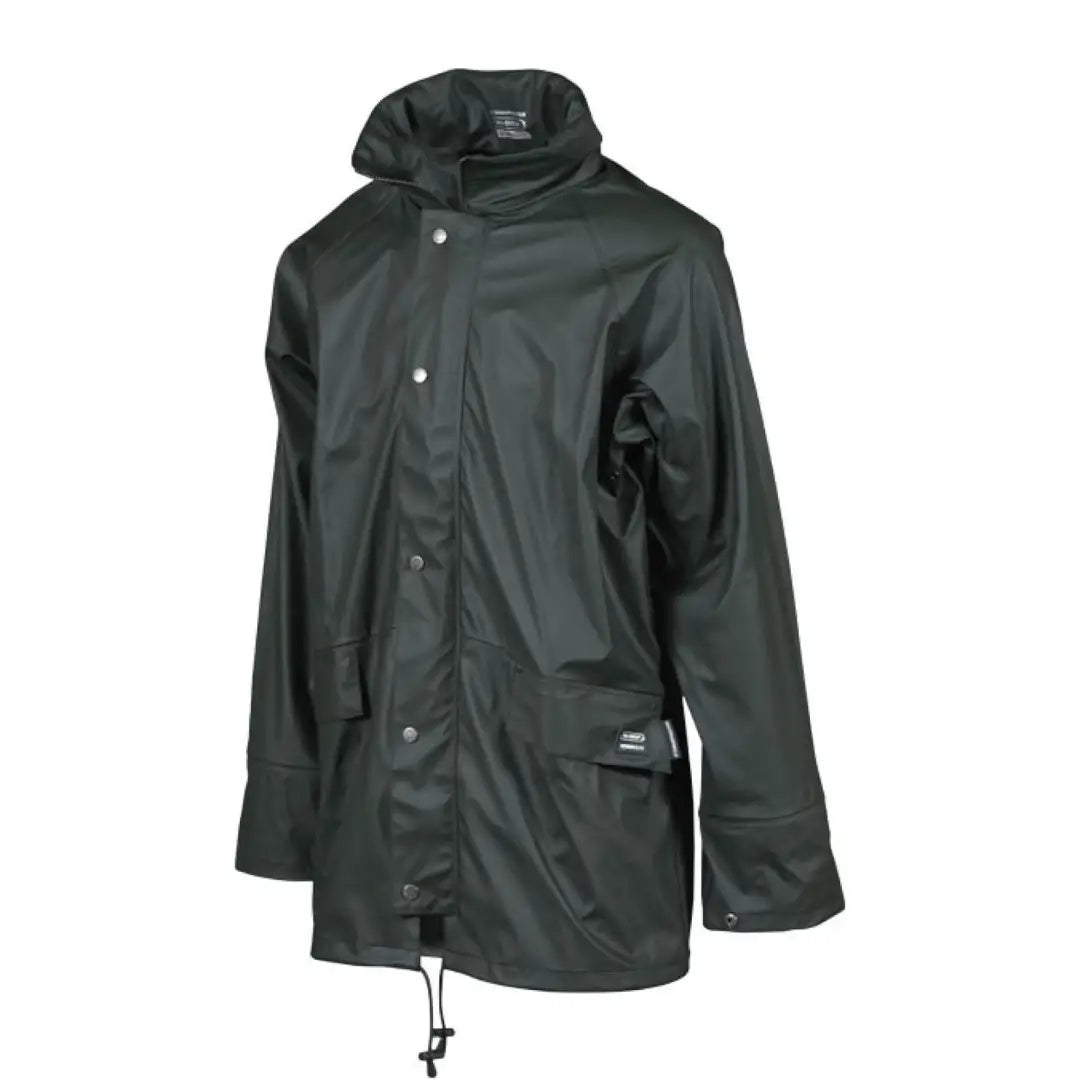Dark green Xpert Swampmaster Stormgear Waterproof Jacket with hood for rain protection