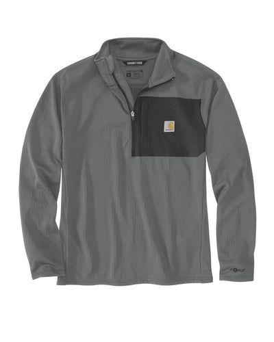 Carhartt Force™ Ironwood Relaxed 1/2 Zip Mock Neck