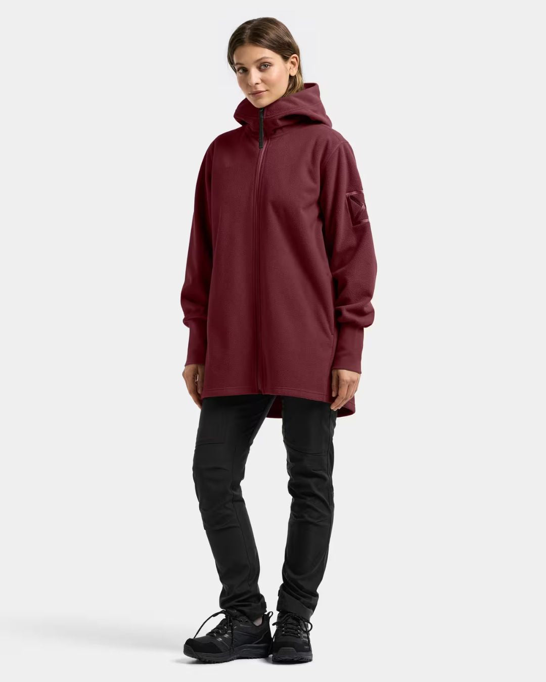Didriksons Rinda Womens Windproof Full Zip Fleece Jacket