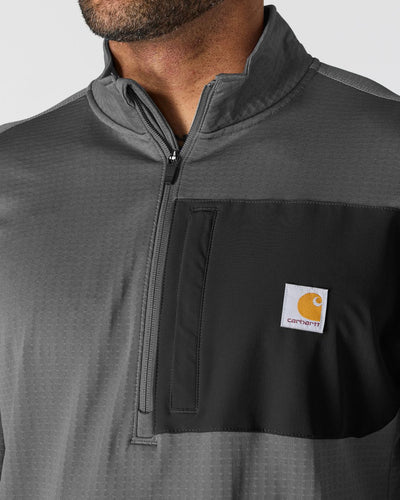 Carhartt Force™ Ironwood Relaxed 1/2 Zip Mock Neck