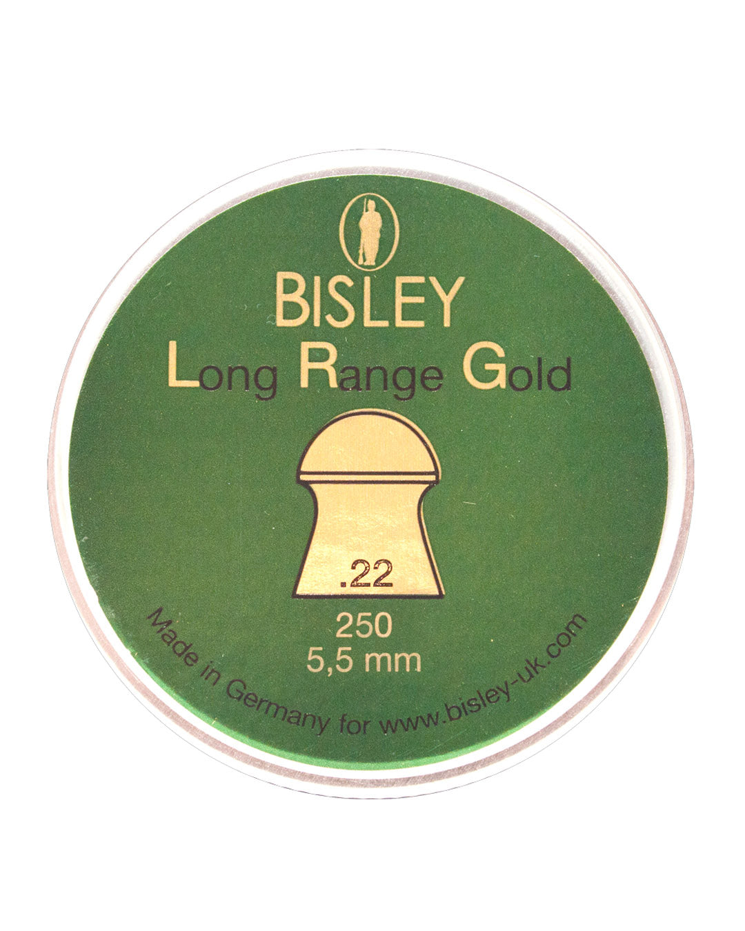 Bisley Long Range Gold .22 Tin of 250