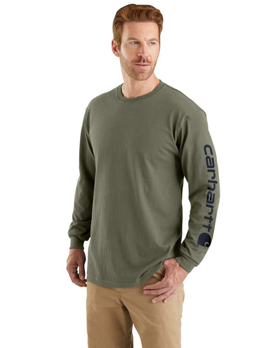 Carhartt Dearborn Relaxed LS Sleeve-Logo T-Shirt