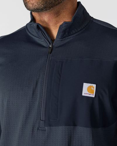 Carhartt Force™ Ironwood Relaxed 1/2 Zip Mock Neck