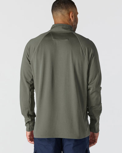 Carhartt Force™ Ironwood Relaxed 1/2 Zip Mock Neck - Dusty Olive