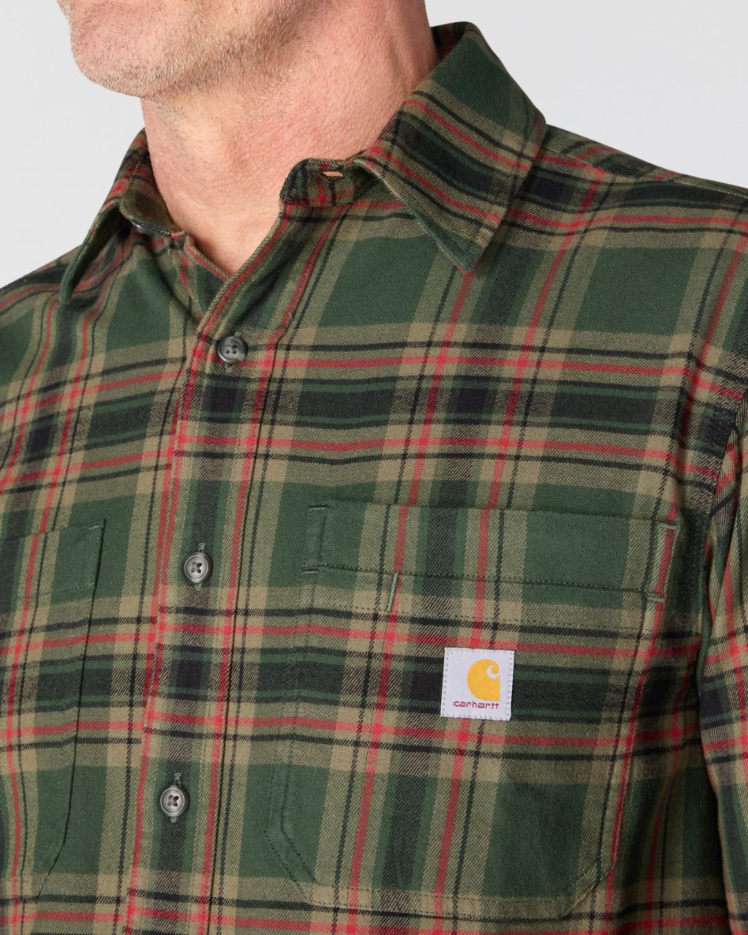 Carhartt Hamilton Relaxed Long Sleeve Plaid Shirt