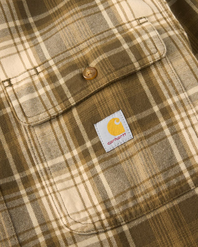 Carhartt Loose Fit Heavyweight Flannel Long-Sleeve Plaid Shirt