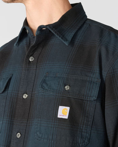 Carhartt Loose Fit Heavyweight Flannel Long-Sleeve Plaid Shirt