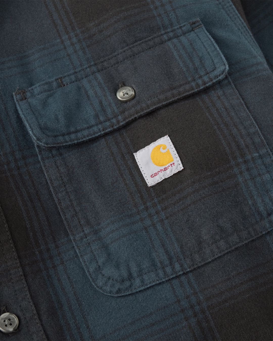 Carhartt Loose Fit Heavyweight Flannel Long-Sleeve Plaid Shirt