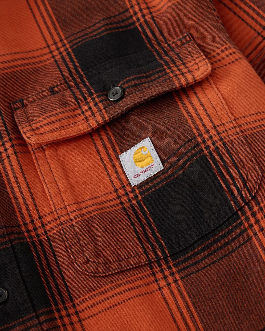 Carhartt Loose Fit Heavyweight Flannel Long-Sleeve Plaid Shirt