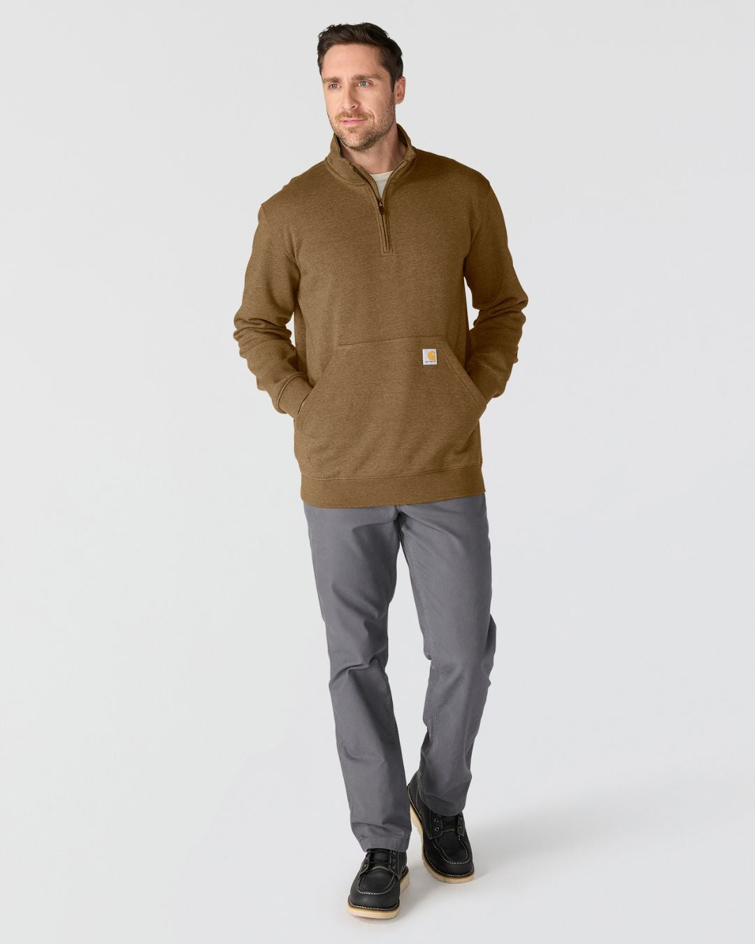 Carhartt Marquette 1/4-Zip Mock-Neck Sweatshirt