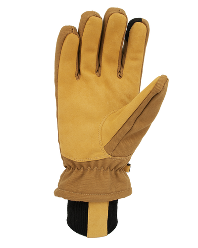 Carhartt Womens Insulated Duck Synthetic Leather Touch-Sensitive Knit Cuff Glove