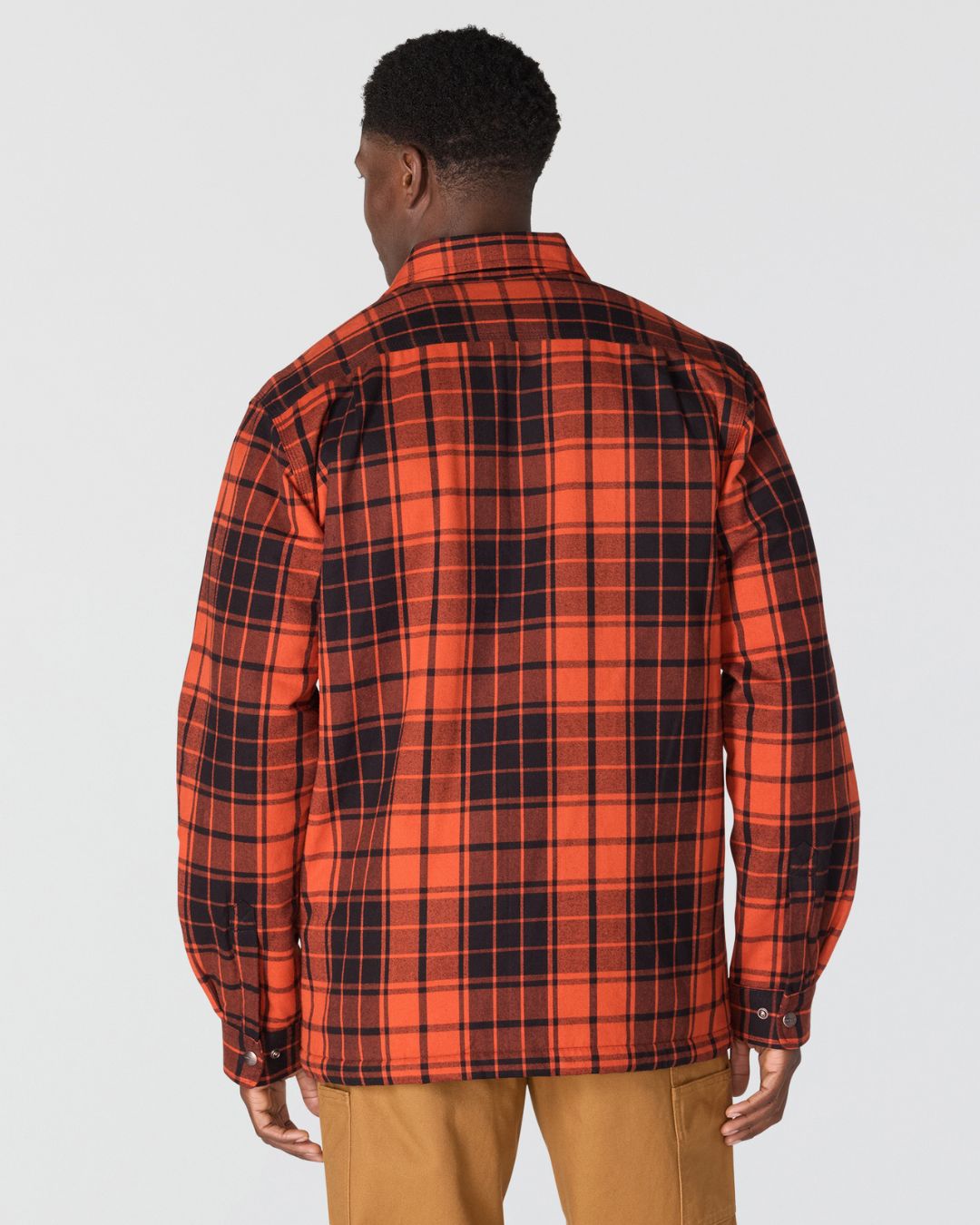 Carhartt Relaxed Fit Flannel Sherpa-Lined Shirt Jacket