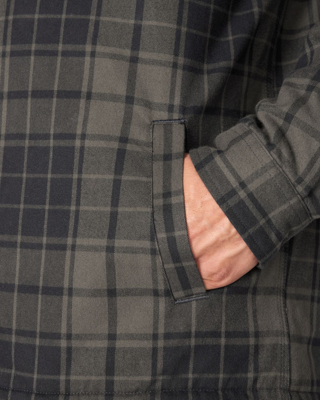 Carhartt Relaxed Fit Flannel Sherpa-Lined Shirt Jacket