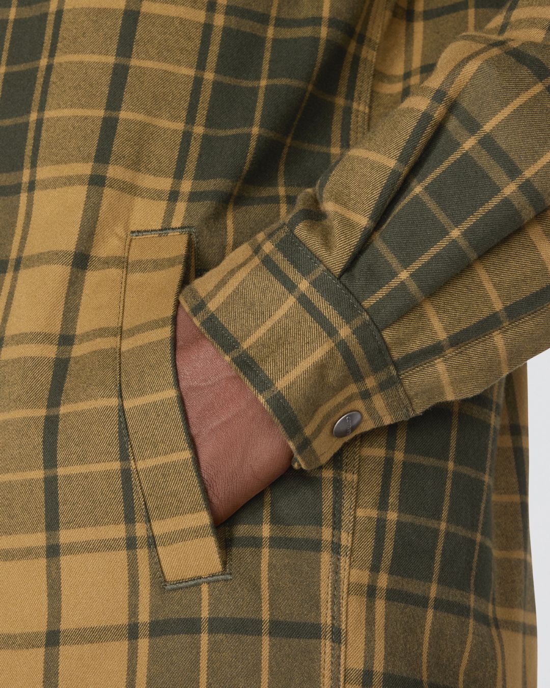 Carhartt Relaxed Fit Flannel Sherpa-Lined Shirt Jacket