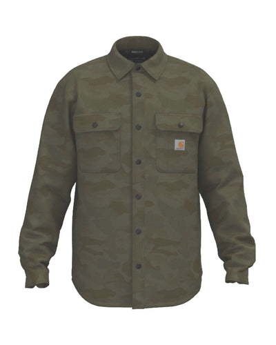 Carhartt Rugged Flex Relaxed Fit Canvas Fleece-Lined Shirt
