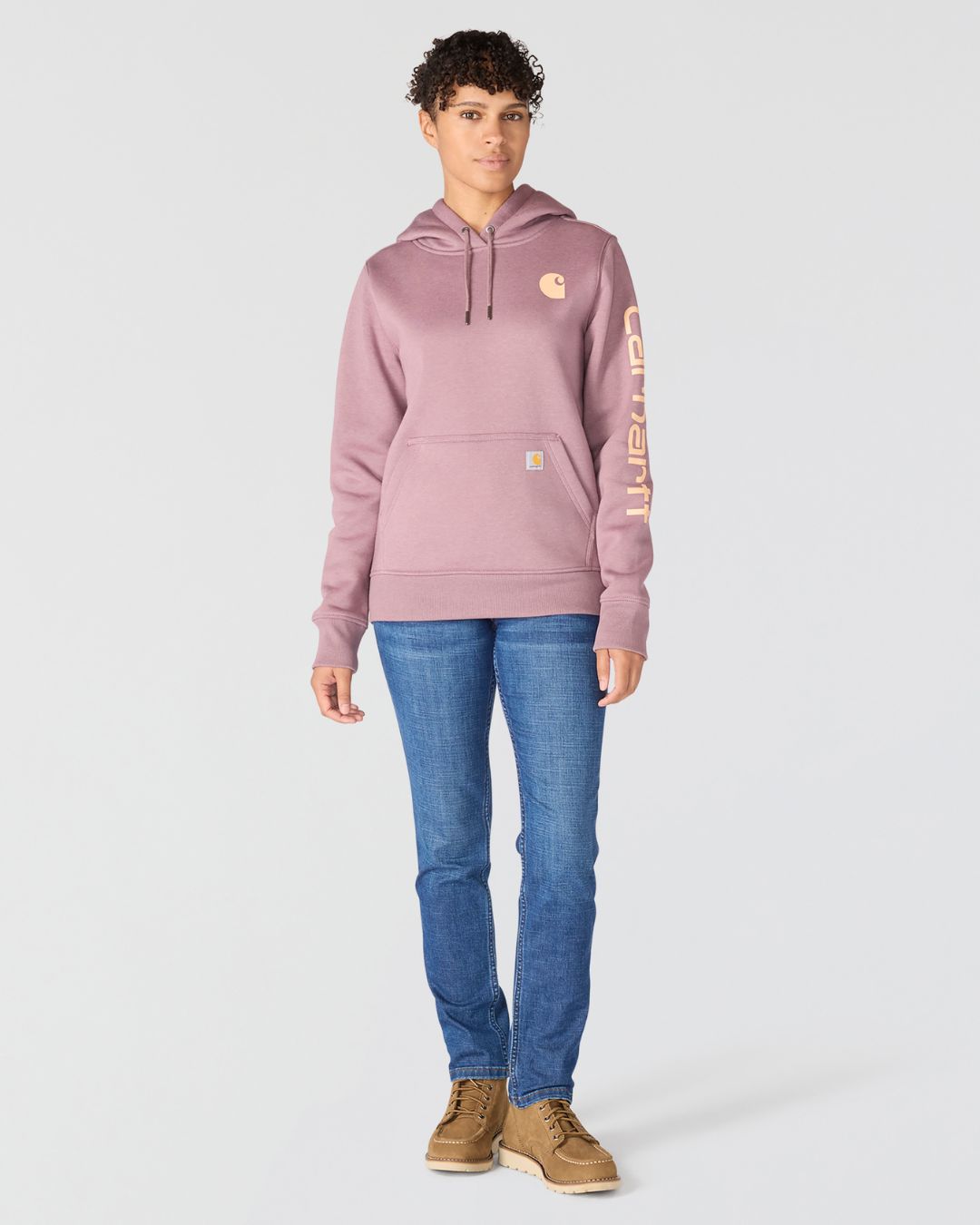 Carhartt Womens Iconic Clarksburg Logo Sweatshirt