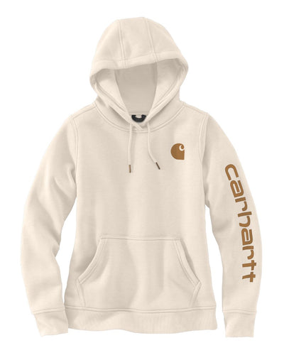 Carhartt Womens Iconic Clarksburg Logo Sweatshirt - Malt / Carhartt Brown