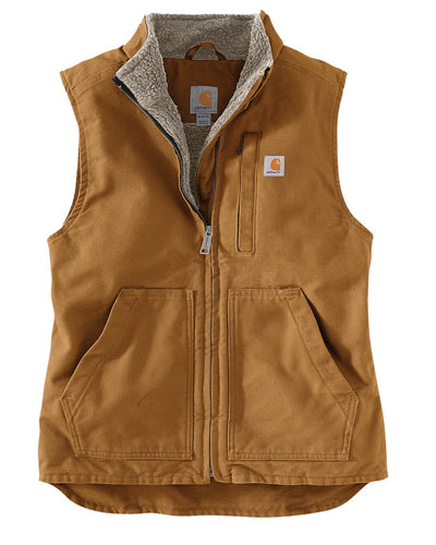 Carhartt Womens Washed Duck Mock Neck Vest