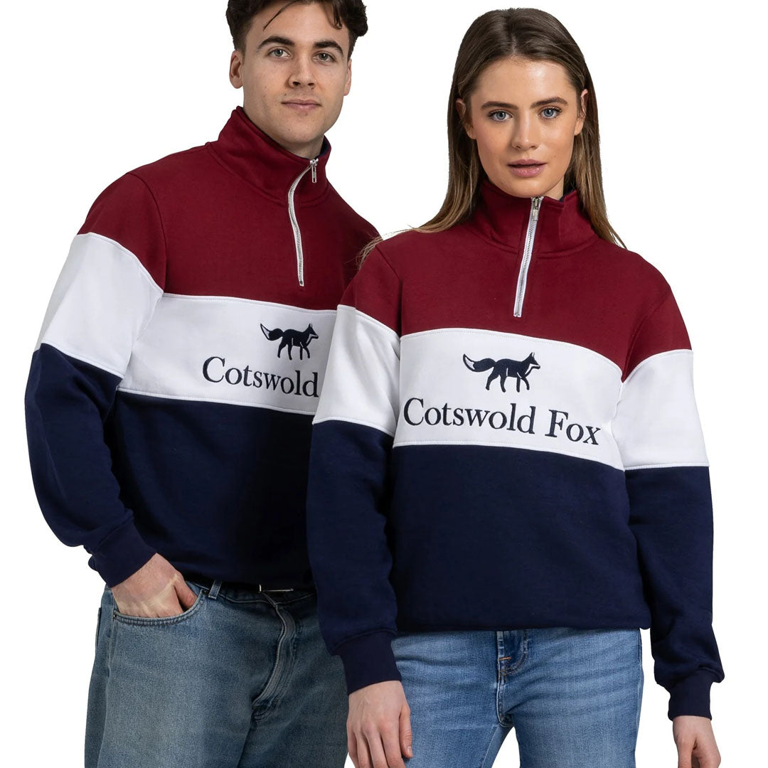 Cotswold Fox Cirencester Quarter Zip Jumper