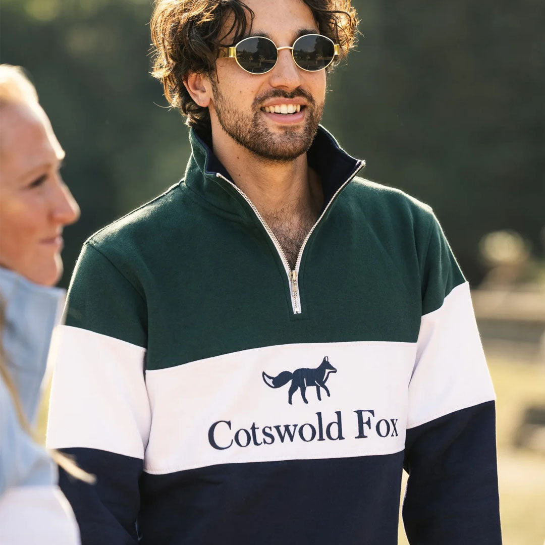 Cotswold Fox Cirencester Quarter Zip Jumper